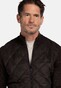 Baileys Fullzip Front Suedine Diamond Stitch Slightly Padded And Quilted Vest Dark Brown