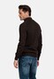 Baileys Fullzip Front Suedine Diamond Stitch Slightly Padded And Quilted Vest Dark Brown