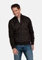 Baileys Fullzip Front Suedine Diamond Stitch Slightly Padded And Quilted Vest Dark Brown