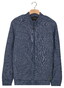 Baileys Fullzip Inside Body Lining Sherpa Vest Mid Denim Blue