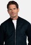 Baileys Fullzip Single Knit Front Suedine Layer Vest Navy