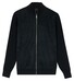 Baileys Fullzip Single Knit Front Suedine Layer Vest Navy