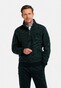 Baileys Half Zip 2-Tone Jacquard Doubleface Interlock Sweat Pullover Dark Green