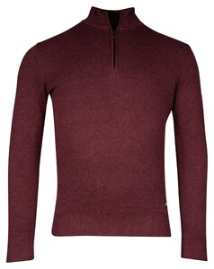 Baileys Half Zip Allover 2-Tone Pullover Cerise
