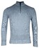 Baileys Half Zip Allover 2-Tone Pullover Light Blue