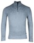 Baileys Half Zip Allover 2-Tone Pullover Light Blue