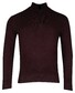Baileys Half Zip Allover 2-Tone Trui Aubergine