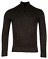 Baileys Half Zip Allover 2-Tone Trui Donker Groen