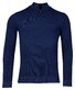Baileys Half Zip Allover Plated 2-Tone Jacquard Trui Cobalt