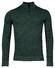 Baileys Half Zip Allover Plated 2-Tone Jacquard Trui Donker Groen