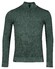 Baileys Half Zip Allover Plated 2-Tone Jacquard Trui Misty Green