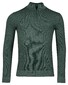 Baileys Half Zip Allover Plated 2-Tone Jacquard Trui Misty Green