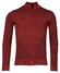 Baileys Half Zip Allover Plated 2-Tone Jacquard Trui Stone Red