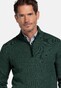 Baileys Half Zip Allover Two-Tone Fine Texture Pullover Dark Green