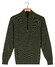 Baileys Half Zip Allover Two-Tone Fine Texture Pullover Dark Green