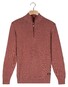 Baileys Half Zip Allover Two-Tone Fine Texture Pullover Light Mauve