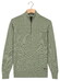 Baileys Half Zip Allover Two-Tone Fine Texture Trui Dark Forest
