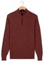 Baileys Half Zip Allover Two-Tone Fine Texture Trui Mauve Melange