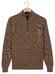 Baileys Half Zip Allover Two-Tone Fine Texture Trui Taupe