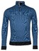 Baileys Half Zip Allover Two-Tone Jacquard Interlock Trui Navy