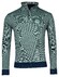 Baileys Half Zip Allover Two-Tone Jacquard Interlock Trui Pastel Groen