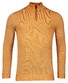 Baileys Half Zip Body Sleeves 2-Tone Jacquard Trui Ochre Melange