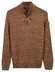 Baileys Half Zip Buttons Faux-Uni Pullover Deep Sand