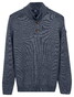 Baileys Half Zip Buttons Faux-Uni Trui Faded Blue