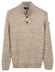 Baileys Half Zip Buttons Faux-Uni Trui Marshmallow