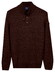 Baileys Half Zip Buttons Faux-Uni Trui Port Red