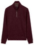 Baileys Half Zip Cotton Blend Sweatshirt Trui Dark Cassis