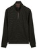 Baileys Half Zip Cotton Blend Sweatshirt Trui Donker Antraciet