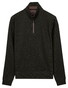 Baileys Half Zip Cotton Blend Sweatshirt Trui Donker Antraciet