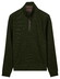 Baileys Half Zip Cotton Blend Sweatshirt Trui Donker Groen
