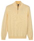 Baileys Half Zip Cotton Knit Trui Maisgeel