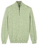 Baileys Half Zip Cotton Knit Trui Misty Green