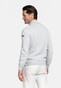 Baileys Half Zip Cotton Knit Trui Soft Grey