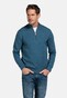 Baileys Half Zip Fine Cotton Cashmere Pullover Denim Blue
