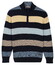 Baileys Half Zip Knit Two-Tone Multi Stripe Trui Maisgeel