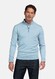 Baileys Half Zip Pima Cotton Blend Knit Trui Soft Blue