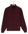 Baileys Half Zip Piqué Interlock Sleeve Zip Pocket Trui Deep Mauve