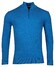 Baileys Half Zip Single Knit Fine Pima Cotton Pullover Bright Cobalt