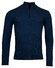 Baileys Half Zip Single Knit Fine Pima Cotton Pullover Dark Blue