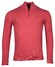 Baileys Half Zip Single Knit Fine Pima Cotton Pullover Dark Cerise