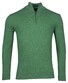 Baileys Half Zip Single Knit Fine Pima Cotton Pullover Green