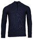 Baileys Half Zip Single Knit Lambswool Pullover Navy