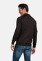 Baileys Half Zip Single Knit Merino Wool Trui Bruin