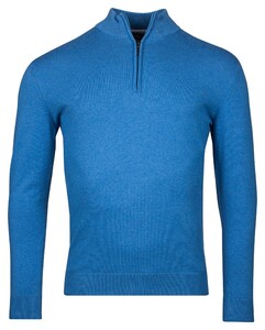 Baileys Half Zip Single Knit Near Uni Color Trui Bright Cobalt