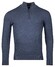 Baileys Half Zip Single Knit Near Uni Color Trui Deep Denim Blue