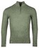 Baileys Half Zip Single Knit Near Uni Color Trui Olive Green Melange